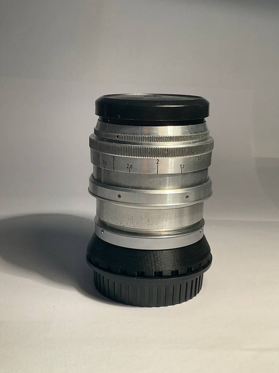 Jupiter-9 85mm f/2 Silver Lens (Contax/Kiev to Canon RF) - AS-IS