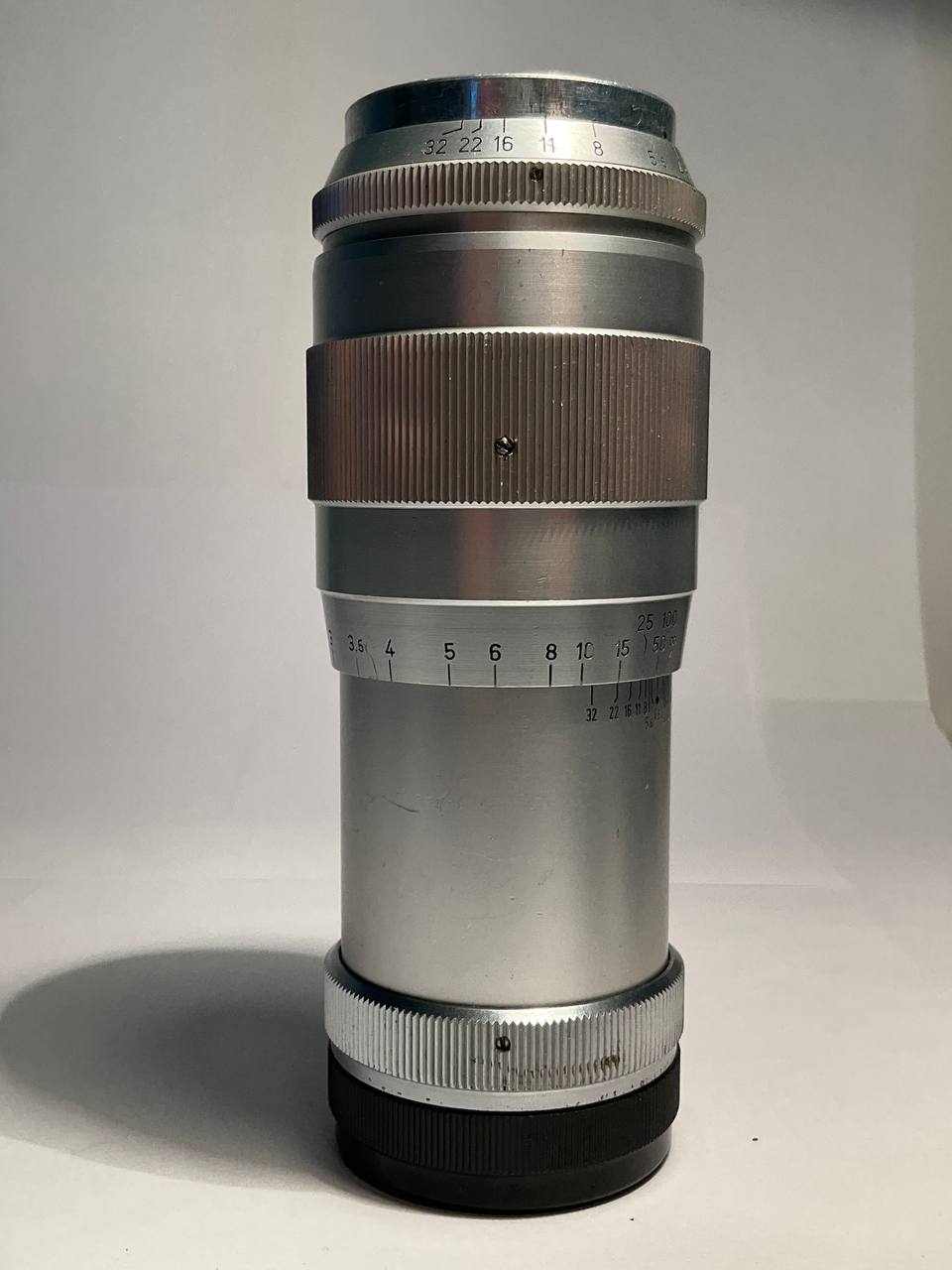 Steinheil München Culminar 135mm f/4.5 Silver Lens (M39 Mount) [AS-IS]