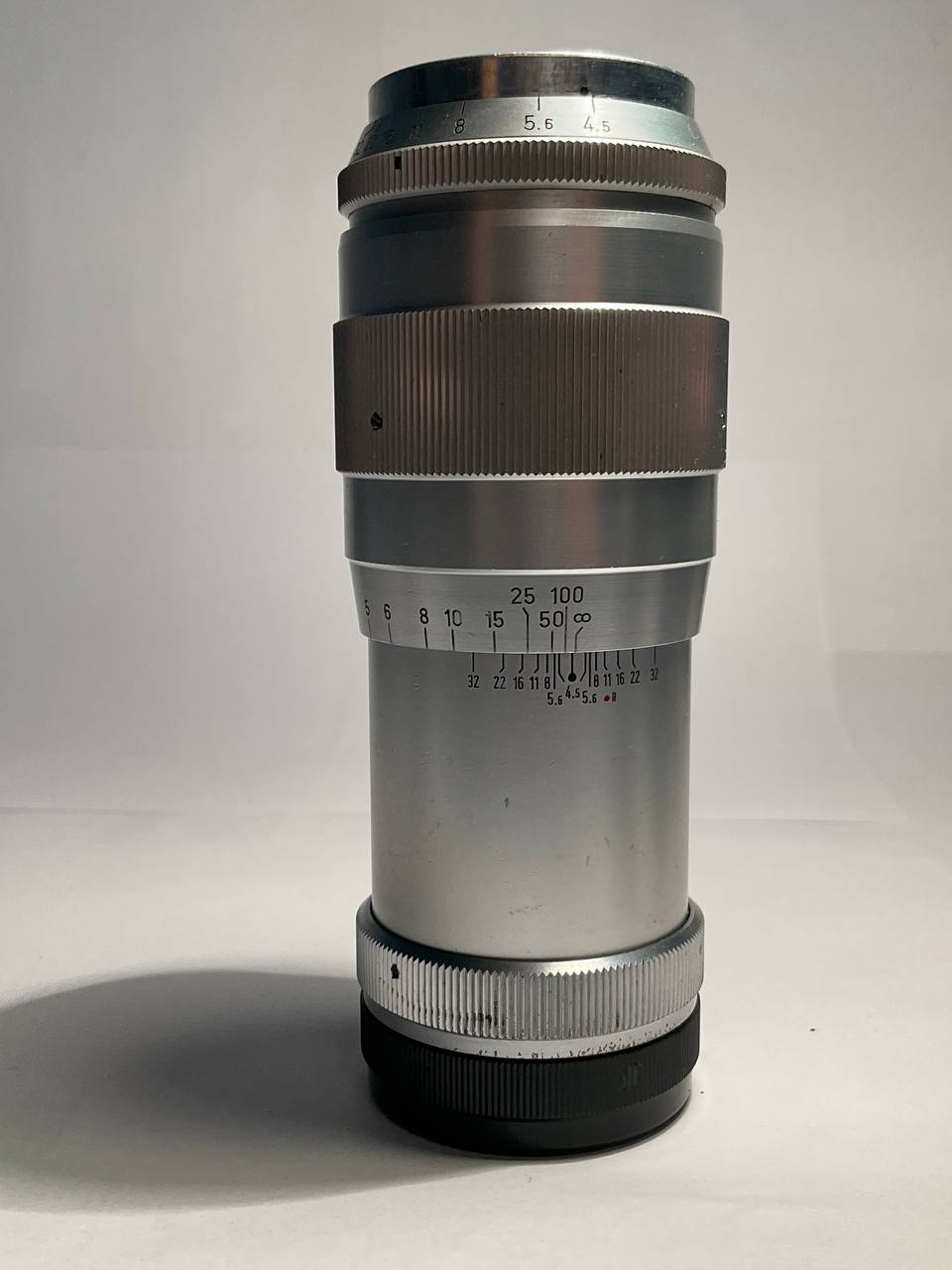 Steinheil München Culminar 135mm f/4.5 Silver Lens (M39 Mount) [AS-IS]
