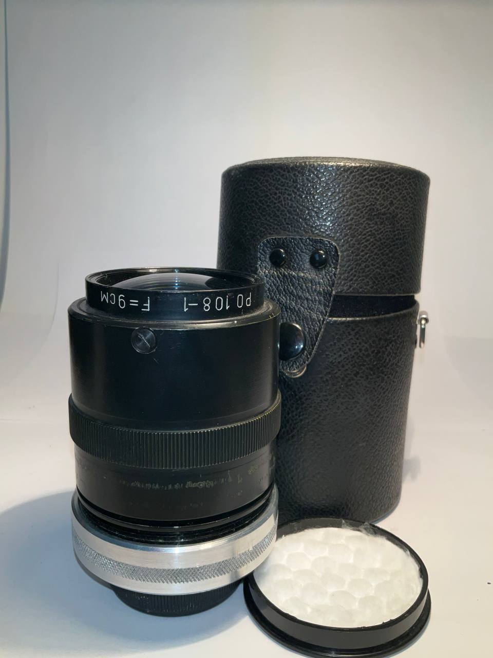 Custom Adapted RO-108-1 90mm f/2 Cinematic Lens | Red "P" Coating | M42 | (Portrait Only / As-Is)
