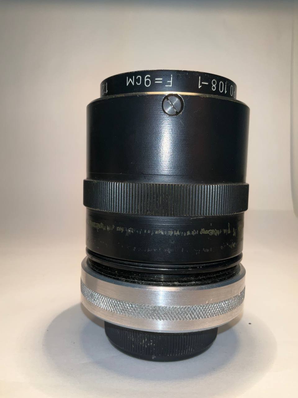 Custom Adapted RO-108-1 90mm f/2 Cinematic Lens | Red "P" Coating | M42 | (Portrait Only / As-Is)
