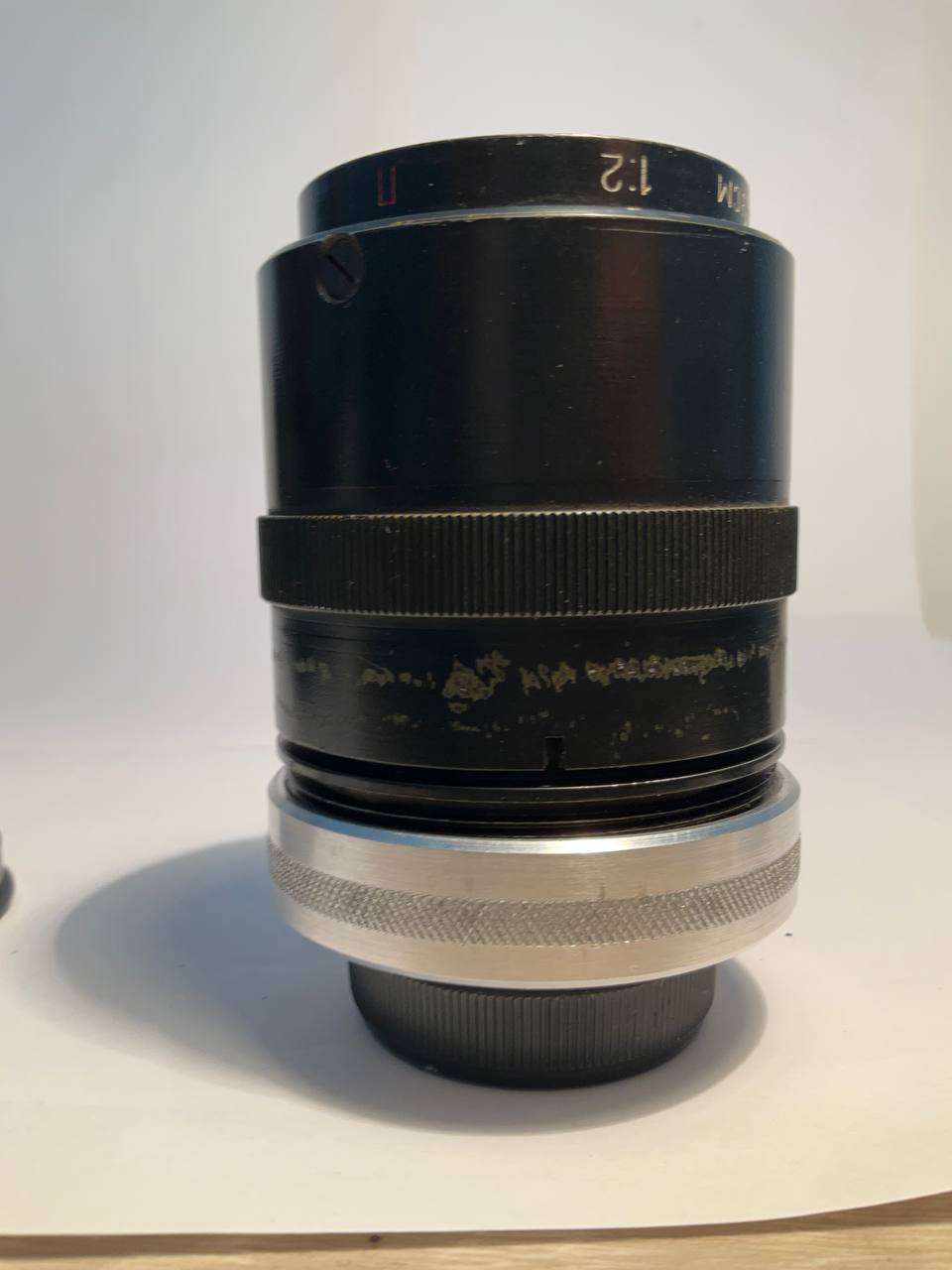 Custom Adapted RO-108-1 90mm f/2 Cinematic Lens | Red "P" Coating | M42 | (Portrait Only / As-Is)