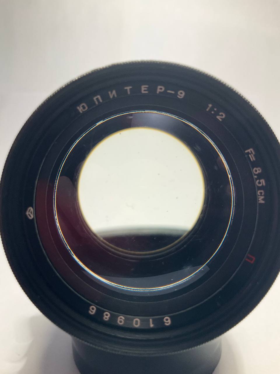 Jupiter-9 85mm f/2 Silver Lens (Contax/Kiev to Canon RF) - AS-IS
